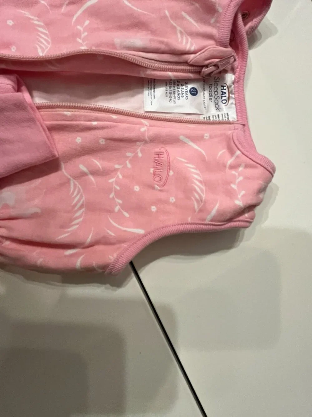 HALO SleepSack toddler wearable blanket in pink Size 2T